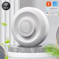 Boîtier d'air intelligent Tuya WiFi OLED en plastique, alimenté par batterie, détection PM2.5, COV, formaldéhyde, OS Android, résolution d'écran