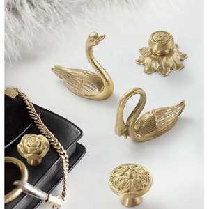 Modern Silver Cupboard Closet <strong>Dresser</strong> Drawer Pulls Hammered Handles Brass <strong>Knob</strong> <strong>for</strong> Cabinets Textured Spheroidal Hardware - Product Image 4
