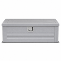 Boîte à outils personnalisée pour pick-up, avec loquet verrouillable et nervures renforcées pour le rangement dans la benne du camion
