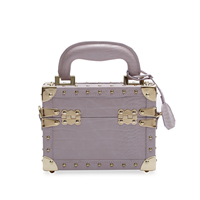 Sac à main mini-coffret carré rigide fait main pour femme – Type de produit : Boîtes à bijoux