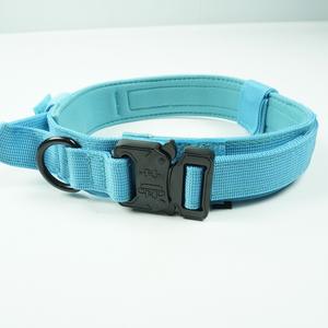 Collier tactique pour chien en nylon robuste, réglable, avec boucle à dégagement rapide, pour l'entraînement en extérieur, collier K9 avec <span class=keywords><strong>anneau</strong></span> en D, durable, vert - Product Image 6