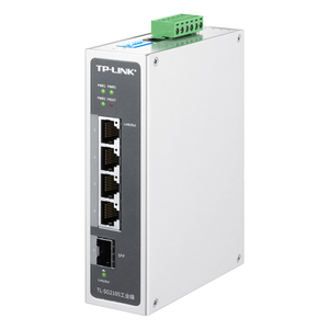 TP-LINK TL-SG2105 산업용 기가비트 5 포트 스위치 (1 광학 4 전기 SFP 12V/24V 가이드 레일 유형 구성품 포함) - Product Image 1