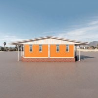 Villa conteneur moderne préfabriquée à assembler facilement, maison conteneur modulaire compacte avec salle de bain et cuisine