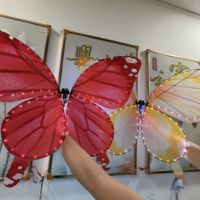 JIN PENG - Mariposa Voladora Biónica con Control Remoto para Espectáculos y Eventos, Alas de Mariposa con Luces LED, Decoración