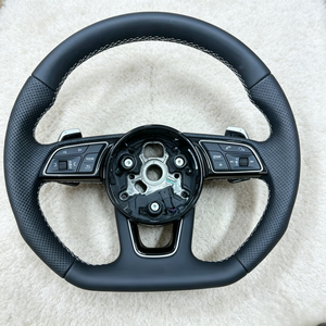 Volant de direction en cuir perforé personnalisé pour <span class=keywords><strong>Audi</strong></span> A3 8A 4 B9 A5 A6 A7 S3 S4 A6 A7 A8 S3 S6 RS3 RS4 RS5 - Product Image 4