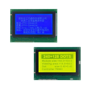 Shenzhen 240*128 Industrial 8-<strong>bit</strong> Parallel Display Screen T6963c 240x128 Graphic <strong>Lcd</strong> Module - Product Image 4