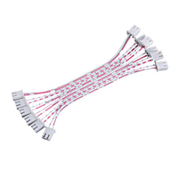 JST XH 2.54mm Pitch 2/3/4/5/6/7/8/10/12 Pin Female to Female Connector with 26AWG Red White Wire Cable XH2.54 Double-ended Plugs