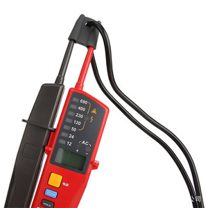 Uni-T UT18S Voltage <b>Tester</b> 600V AC DC Automatic Industrial Grade Single Phase Durable ABS Material - Product Image 2