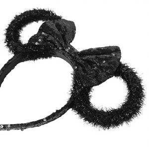 H.E.R ACCESSORIES Bandeau de costume avec oreilles de Minnie Mouse sous licence Disney, design personnalisé pour enfants, cadeau mignon pour enfants - Product Image 1