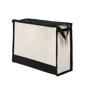 Sac à cosmétiques en toile pour femmes, ensemble 2 en 1, sacs fourre-tout, sacs de shopping pour femmes, sacs à main grande capacité, logo personnalisé - Product Image 5