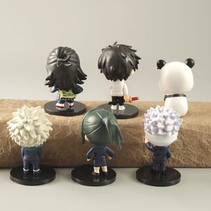 Ensemble de 6 figurines d'anime Jujutsu Kaisen de 8 cm, version Q, Itadori Yuji, Nobara, Gojo Satoru, figurines d'action, jouets, cadeaux pour enfants - Product Image 4