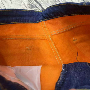 Modello FYK016 da 2,95 Dollari, Taglie S-XL, Nuovi <span class=keywords><strong>Jeans</strong></span> Invernali da <span class=keywords><strong>Donna</strong></span> Stile Matita in Denim Blu, Nero e <span class=keywords><strong>Grigio</strong></span> con Interno in Pelliccia - Product Image 6