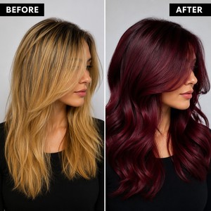 Tinte Permanente para el Cabello en Crema Color Borgoña 200ml con Aplicador de Peine, Venta al Por Mayor, Logotipo Personalizado OEM - Product Image 3