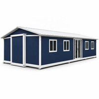 Casa Contenedor Portátil de 40 pies con Ensamblaje Rápido, Edificio Modular para Viviendas de Emergencia y Campamentos de Trabajadores