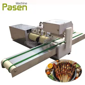 automatic kebab skewer chicken beef fish meat string machine bamboo stick skewer kebab