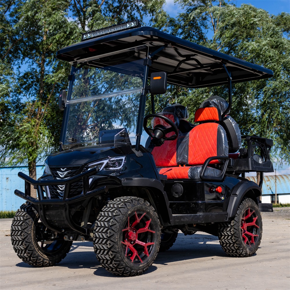New Design 2025 72V Battery Lithium Powered 2-4 Seats Golf Carts Vehicle Electric Golf Cart