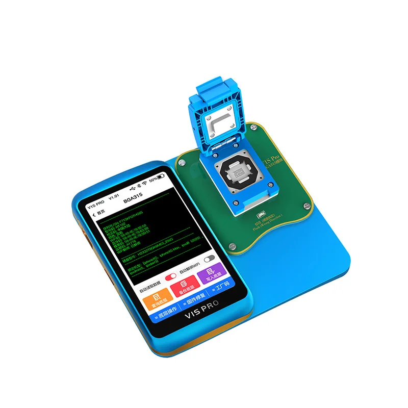 Программатор JC V1S Pro Nand Flash, чтение, запись и формат/экран, истинная фиксация тона для 6-14 promax BGA315 BGA110 BGA70 тестовое крепление