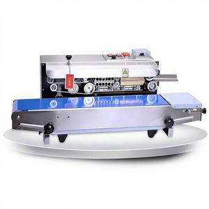 Máquina Selladora de Banda Continua HIPAC de 600W de Acero Inoxidable, Eléctrica, Multifuncional, para Ropa, Películas y Plástico - Product Image 1