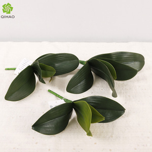 Hojas Artificiales de Orquídea Phalaenopsis, 5 Piezas, Alta Simulación, para Arreglos Florales, Decoración de Bodas - Product Image 5
