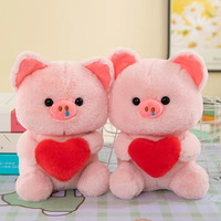 Poupées cochonnettes personnalisées en peluche, fabrication sur mesure, jouets en coton PP de 8 pouces, animaux en peluche pour Noël, jouets en peluche pour machine à griffes