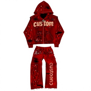 Chándal Deportivo Personalizado para Hombre, Estampado, con Capucha, Corte Regular, para Invierno, 100% Algodón, Cierre con Cordón - Product Image 3