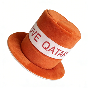 Gorras de Fútbol de Qatar al por Mayor, Gorras de Lona y Corduroy con Patrón de Lazos para Fanáticos de Deportes al Aire Libre - Product Image 3