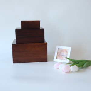 Toptan Masif Ahşap Evcil Hayvan Külleri İçin Kutu, Köpek Kedi Anma Kutusu, OEM Özel Boyut - Product Image 1