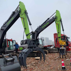 Thủy lực <span class=keywords><strong>rotator</strong></span> vật lộn máy xúc xô vật lộn cho 11-16 tấn máy xúc grabs với 360 thủy lực xoay vật lộn - Product Image 4