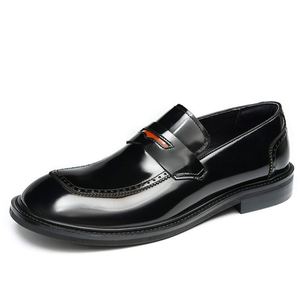 Chaussures habillées formelles Brock pour hommes, style britannique, en cuir véritable brodé, respirantes, légères, imperméables, en maille, pour le printemps - Product Image 3