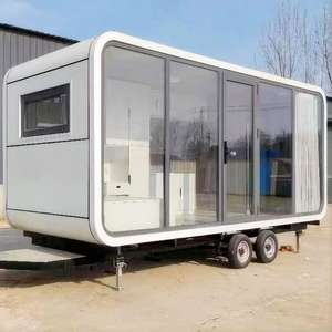 Cabine préfabriquée Apple pour centre sportif extérieur avec vestiaire et stockage d'équipement pour terrain de football et parcours de golf - Product Image 1