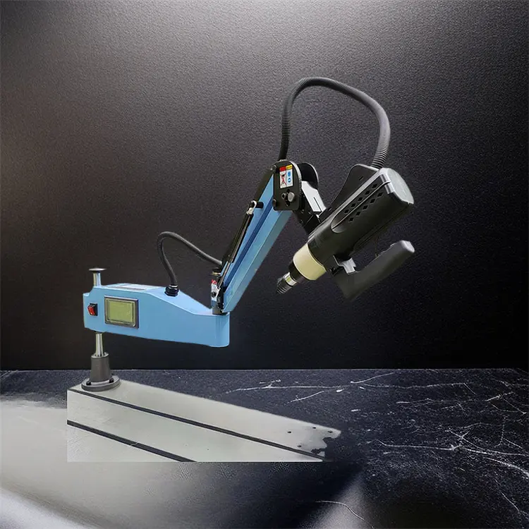 Fabrik Preis M3-M12 CNC Automatische Flexible Arm Gewindes chneid maschine Für Rohr Metall Gewinde Bohren Gewindes chneid maschine