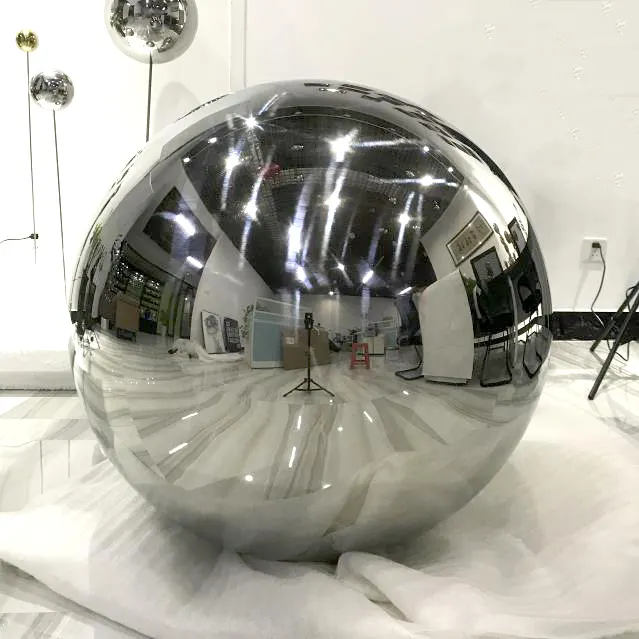 Silber Edelstahl Gazing Globe Große Blick kugeln