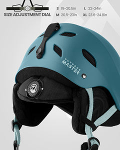 Casque de sécurité pour adultes OutdoorMaster, meilleure vente, coque ABS EPS, pour sports d'hiver, ski, snowboard, ski et <span class=keywords><strong>snow</strong></span> scooter - Product Image 2