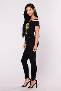 Venta al <span class=keywords><strong>por</strong></span> <span class=keywords><strong>mayor</strong></span> de pantalones pitillo de mezclilla de cintura ultraalta elástica para damas personalizados pantalones pitillo de Mujer Vaqueros pitillo - Product Image 5