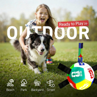 Juguete Oficial de la FIFA World Cup para Mascotas, Pelotas de Fútbol de Diferentes Tamaños, Juguetes Interactivos para Perros, Pelotas para Masticar y Buscar, para la FIFA World Cup