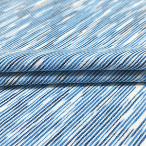 Китайский поставщик, хлопчатобумажная Полиэстеровая ткань для футболок, на заказ, окрашенная трикотажная ткань для продажи/ - Product Image 5