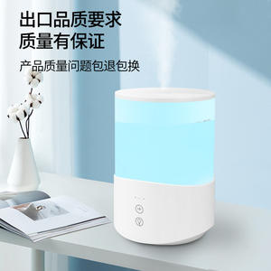 Humidificateur ultrasonique blanc avec lumière pour l'aromathérapie domestique, fonctionnement silencieux à 36 dB, normes américaines et européennes - Product Image 3