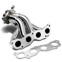 Collecteur d'échappement JDM en acier inoxydable Target, structure polie stable pour Acura RSX 02-06 (hors Type S), garantie 1 an