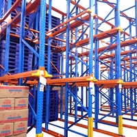 Système de rayonnage à pales en acier robuste pour entrepôt industriel Eyda, méthode de stockage LIFO pour grands entrepôts