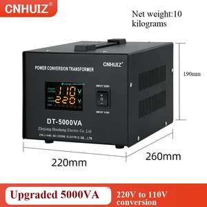 DT-5000 повышающий трансформатор напряжения 220 В до 110 В двунаправленный преобразователь мощности 110-220 понижающий трансформатор преобразователь напряжения - Product Image 6
