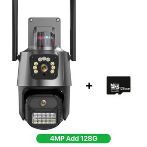 Cámara de Seguridad Exterior PTZ Inalámbrica con Visión Nocturna a Color, 4MP CMOS, IP67 Impermeable, Doble Lente, Directo de Fábrica, P11 - Product Image 4