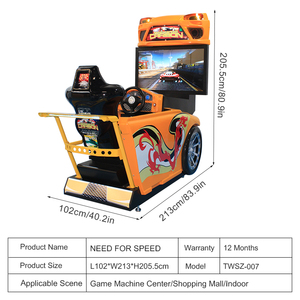 <b>Amusement</b> Popular Arcade Coin Operated Driving Racing Car Game <b>Machine</b> Need for Speed - Product Image 3