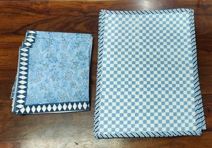 Nouvelles serviettes de table en coton imprimées à la main pour la salle à manger, idéales pour les produits faits main en gros - Product Image 2