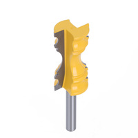 Fresa de Corona de Carburo de 1/2 Pulgada para Molduras de Líneas de Cintura, Cortador de Madera, Fresadora CNC para Tallado de Madera