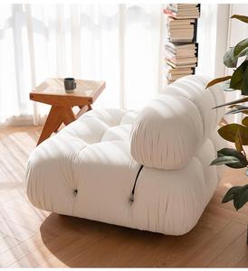 Sofá reclinable moderno nórdico barato, conjunto de muebles modulares para sala de estar con sofá Seccional de tela en forma de L Mall Villa - Product Image 3