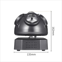 Projecteur Laser Effet Illusion Couleur Unique 4 Têtes Lumière Magique Sonore Active DMX512 Rotatif pour DJ et Discothèque