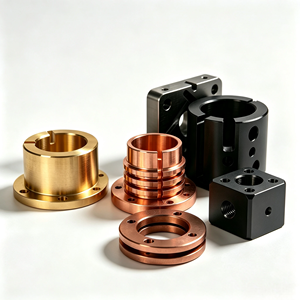 Custom Split Bushing & Square Block Fittings High Precision CNC Machined Copper Brass Stainless Steel Mechanical <b>Clamping</b> Parts - Product Image 3