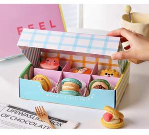 Роскошная круглая перерабатываемая бумажная коробка для печенья, Подарочная цилиндрическая трубка, экологически чистая упаковка - Product Image 2