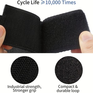 Sangle de rangement robuste en gros avec crochets et boucles, organisateur de câbles avec poignée pour tuyaux de piscine et câbles de jardin - Product Image 3