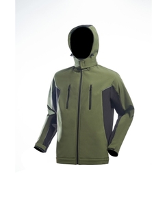 เสื้อแจ็คเก็ต <span class=keywords><strong>NEO</strong></span> Canvas กันน้ำ คอตั้ง สำหรับเดินป่า ตั้งแคมป์กลางแจ้ง ซิปเต็มตัว มีฮู้ด รับผลิตแบบ OEM พร้อมสกรีนโลโก้ กันลม - Product Image 3